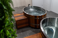 Wooden Barrel Ice Bath